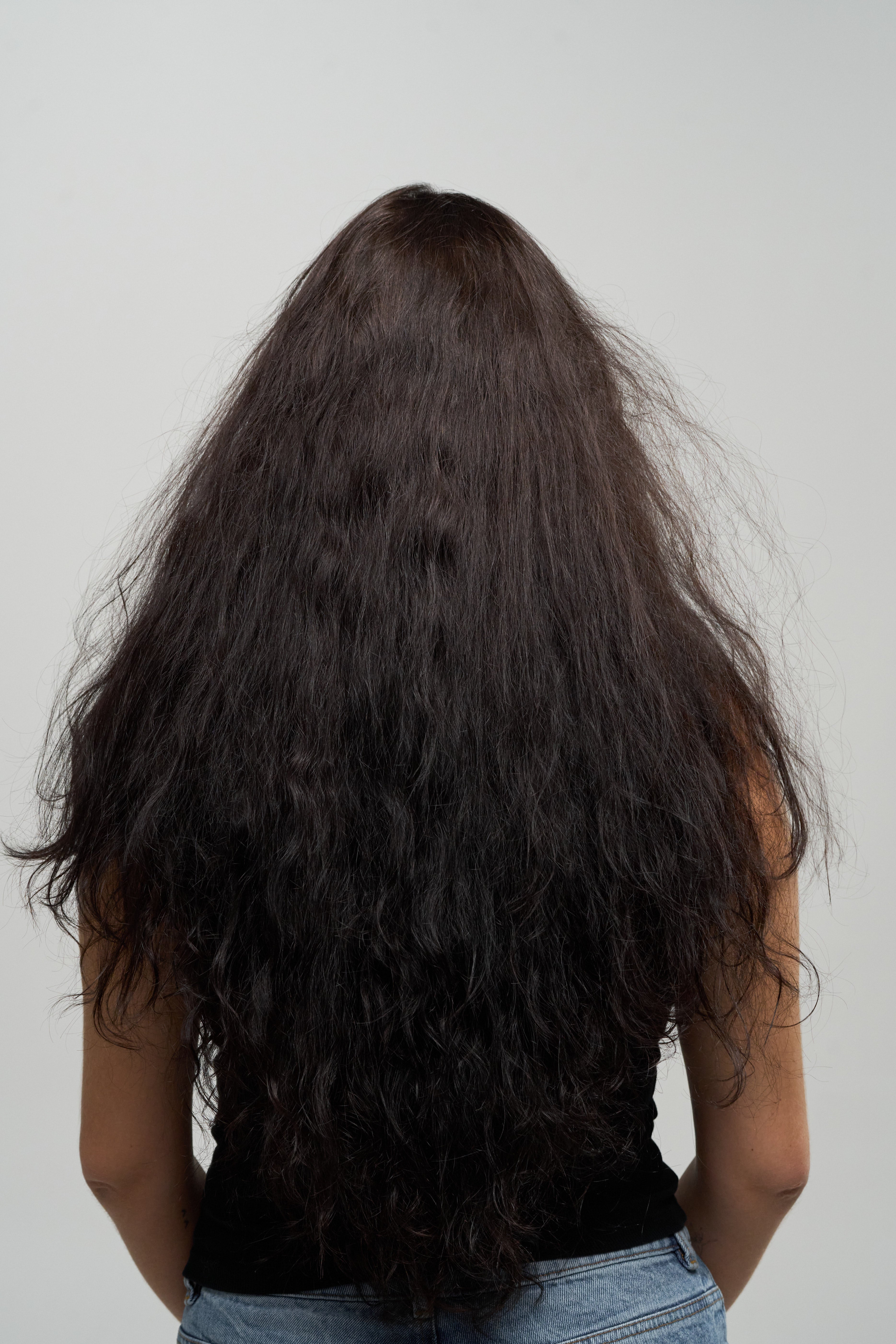 Cabello sin forma