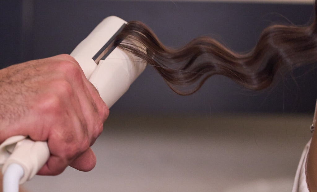 Ondas logradas con la Plancha Rizadora